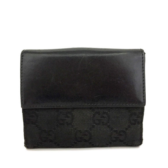 Gucci Jackie Gg Logo Canvas Leather #75301G69 - Picture 4 of 8